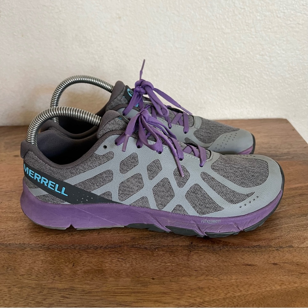 MERRELL barefoot FLEXconnect j066200 grey purple size 9.5